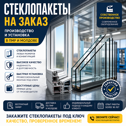 Остекление Балконов Тирасполь, Бендеры — Окна ПВХ Под Ключ | Цены ☎ Быстро и Дешево